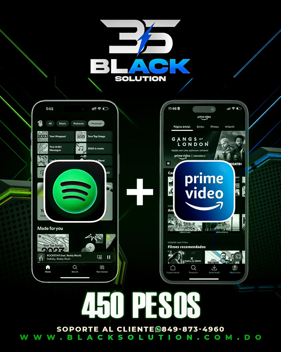 PRIME VIDEO + SPOTIFY PREMIUM
