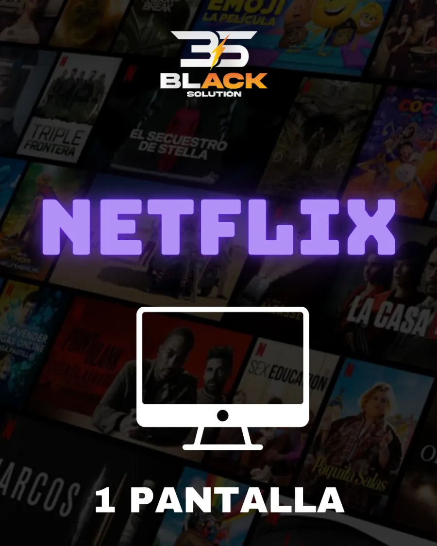 NETFLIX 4k (1 PANTALLA)