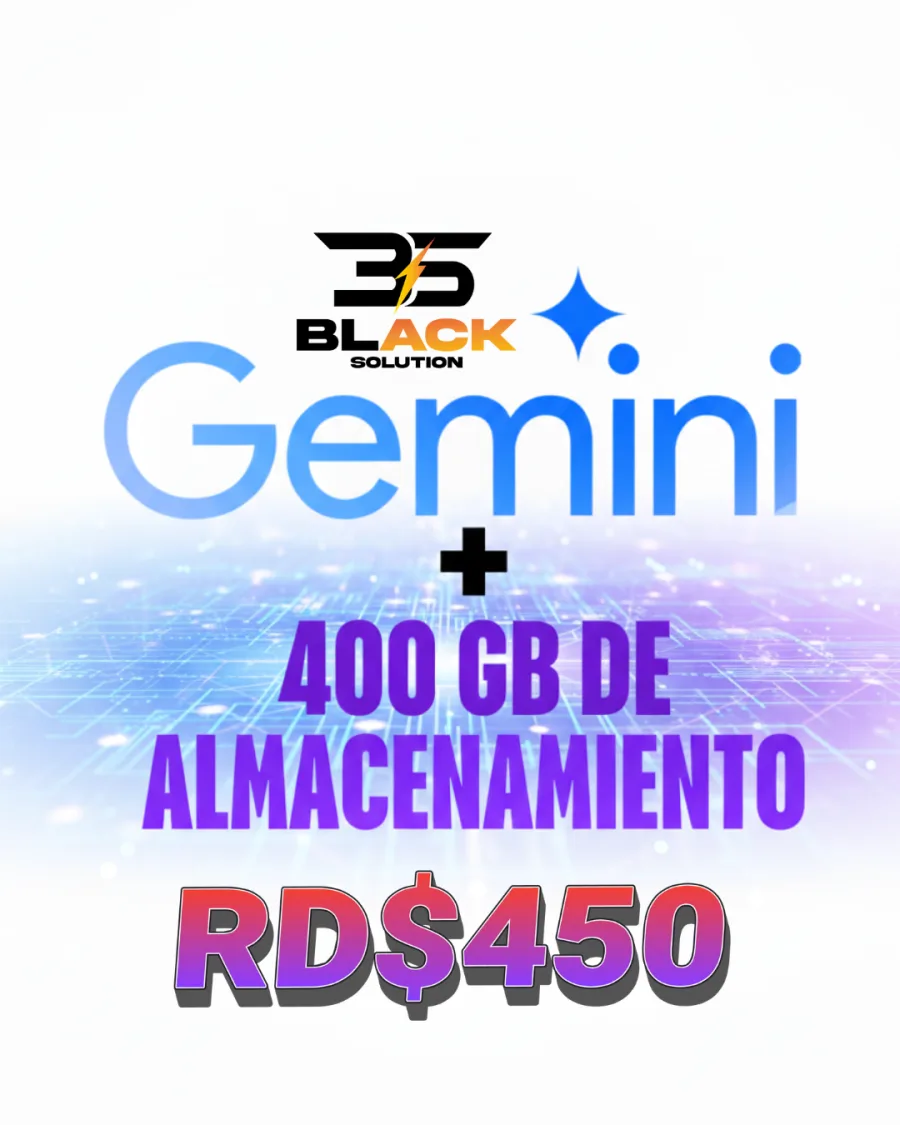 GEMINI PRO + 400GB DE ALMACENAMIENTO